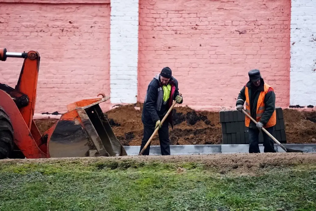 Ноябрь 2023 г. Могилев, ремонт путепровода по проспекту Шмидта.