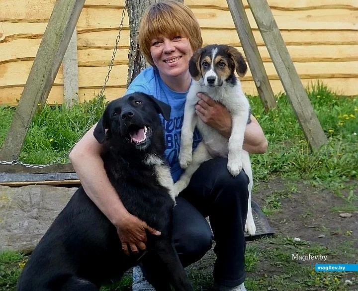 Ирина Прокопович со своими "приемышами".