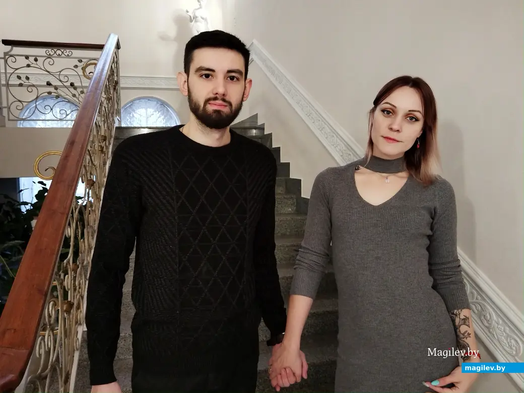 17.11.2023 г. Могилев. ЗАГС. Молодожены Юлия и Александр Черновы. Предложение сделал ночью на Юбилейном.