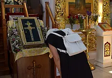 В Могилев везут две святыни: ковчег с мощами Ефросинии Московской и копию креста Ефросинии Полоцкой (изменено)