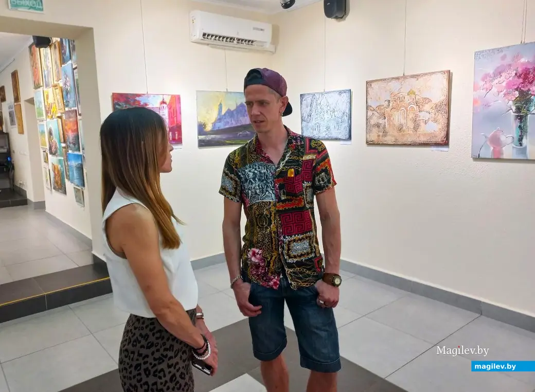 02.08.2024 г. Могилев, выставочный зал музея истории Могилева. Презентация арт-проекта «Могилев глазами гостей».