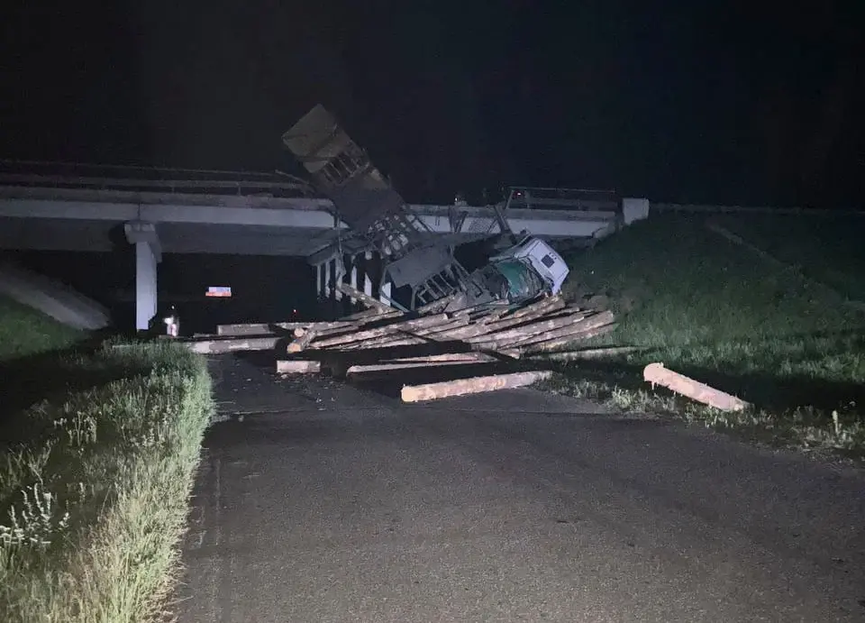 Фото с места ДТП: ТГ «Милиция Могилевщины»