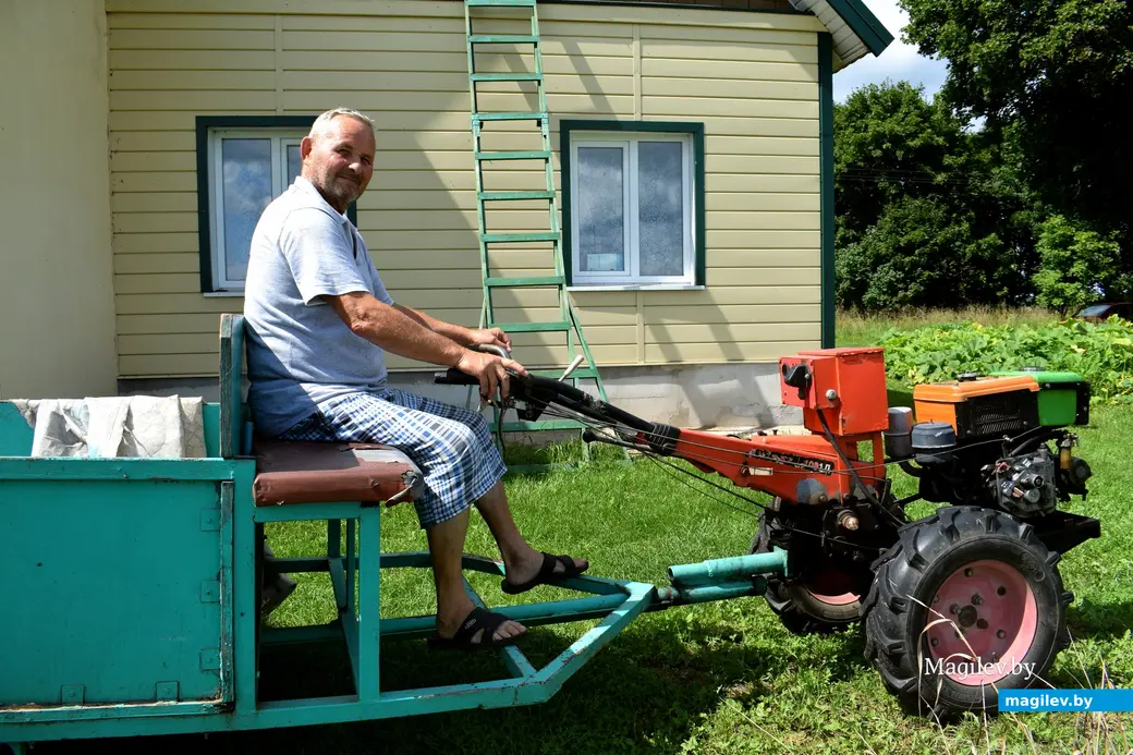 7.08.2024. д. Победа Кличевский район. В гостях у Таисии Ивановны Кушнеровой и Вадима Аркадьевича Шубина.