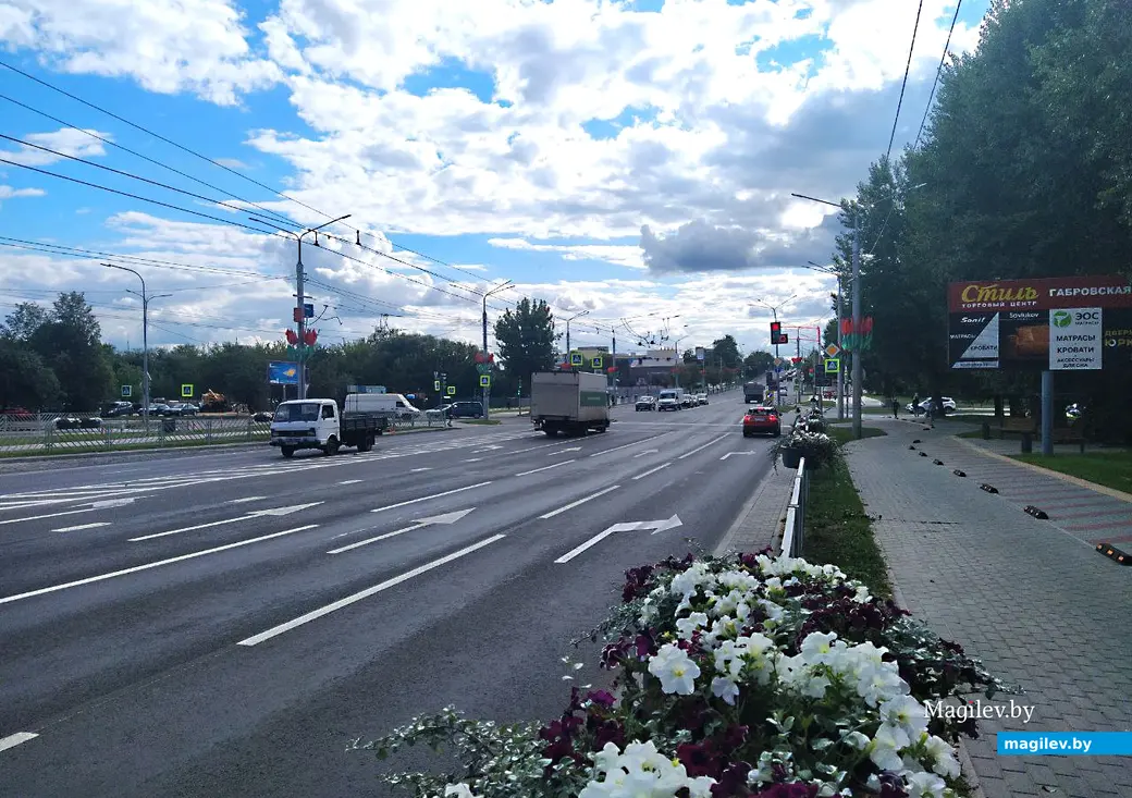 Август 2024 года. Могилев. Проспект Димитрова.