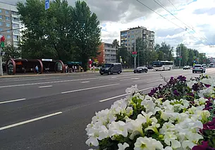 Проспект Димитрова в Могилеве обновили. Фоторепортаж