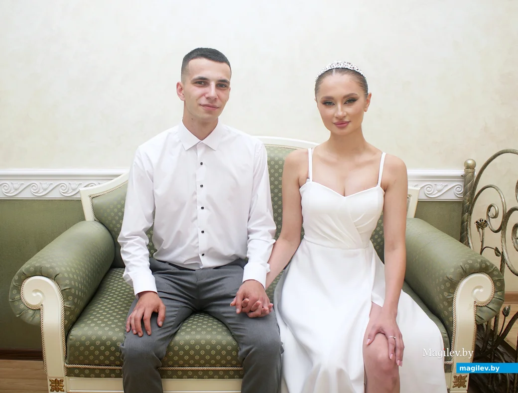 15.08.2024. ЗАГС Бобруйского горисполкома. Свадьба Дарьи Альшевской и Павла Щербы.