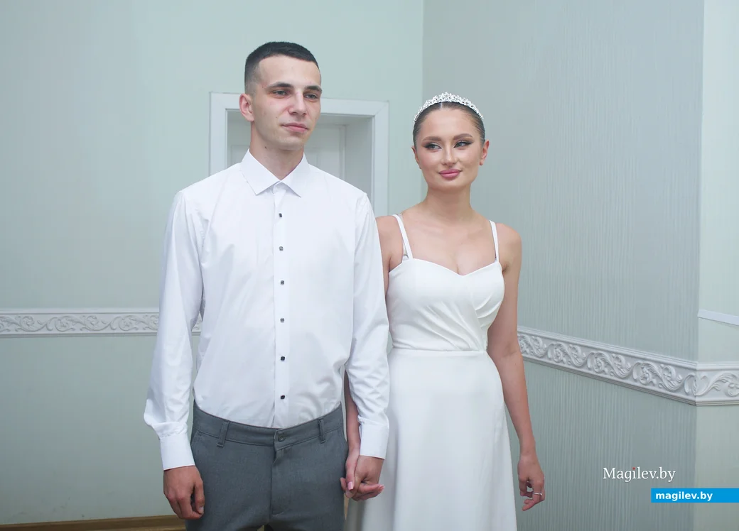 15.08.2024. ЗАГС Бобруйского горисполкома. Свадьба Дарьи Альшевской и Павла Щербы.