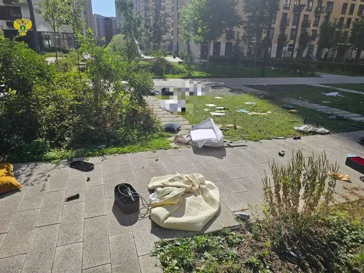 Москва, 25 августа 2024 года. Мужчина скинул с 16 этажа жену и ребенка, которые в итоге погибли. Фото: Прокуратура Москвы.