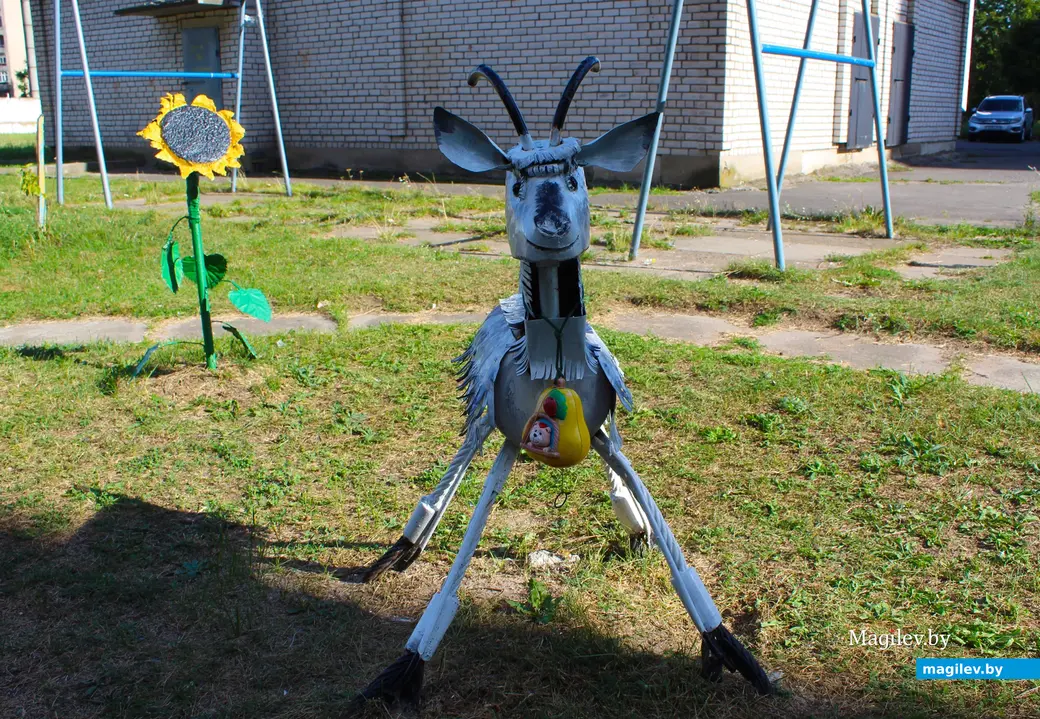 23 августа 2024 года. Могилев. Двор дома по улице Симонова, 12.