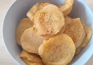 Готовим сами: оладушки-медальки с бананом