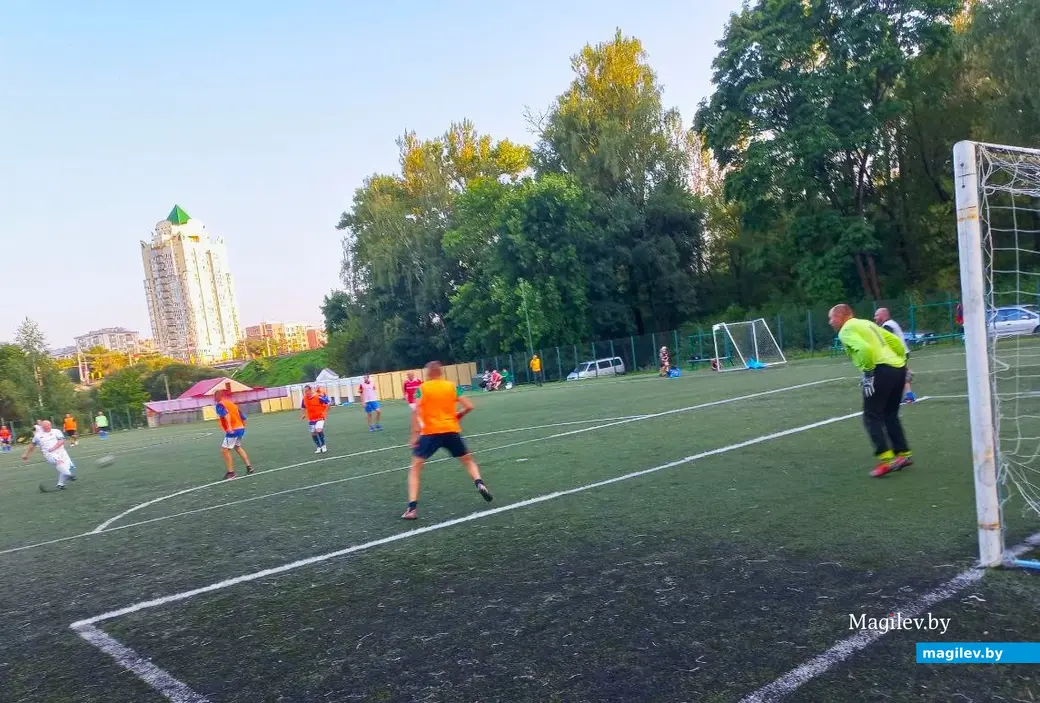 26.08.24 г., Могилев. Работники РУП «Могилевэнерго» играют в футбол.