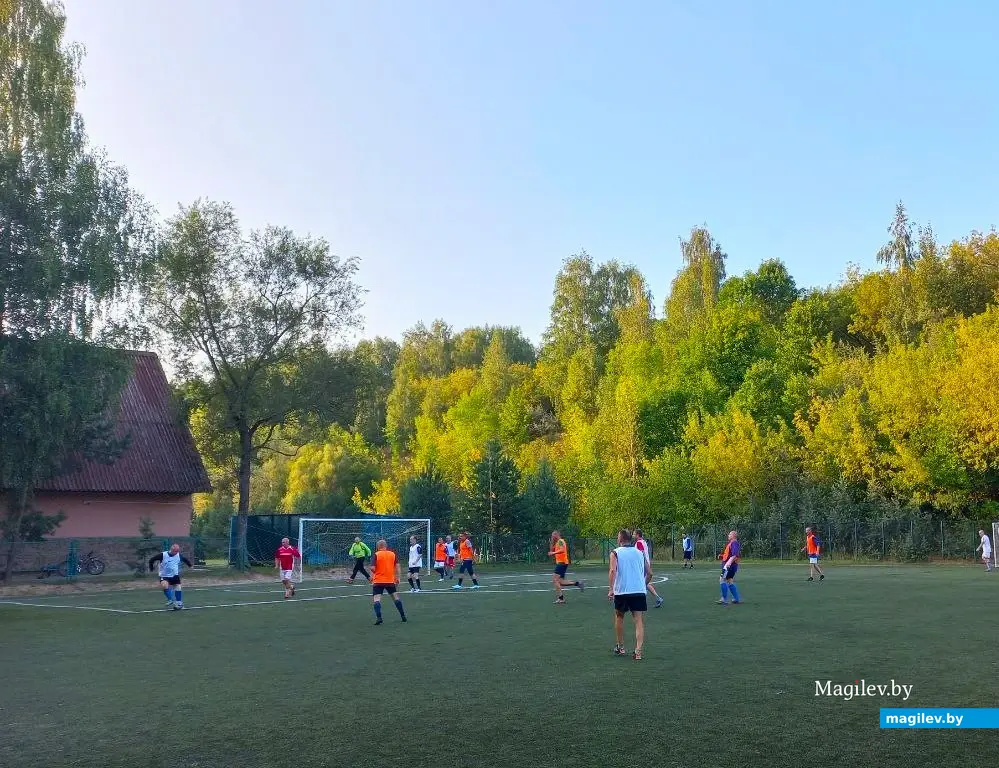 26.08.24 г., Могилев. Работники РУП «Могилевэнерго» играют в футбол.