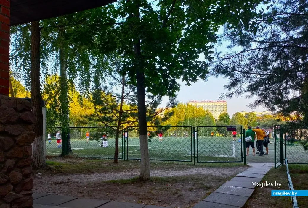 26.08.24 г., Могилев. Работники РУП «Могилевэнерго» играют в футбол.