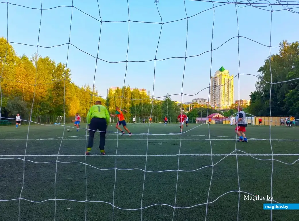 26.08.24 г., Могилев. Работники РУП «Могилевэнерго» играют в футбол.