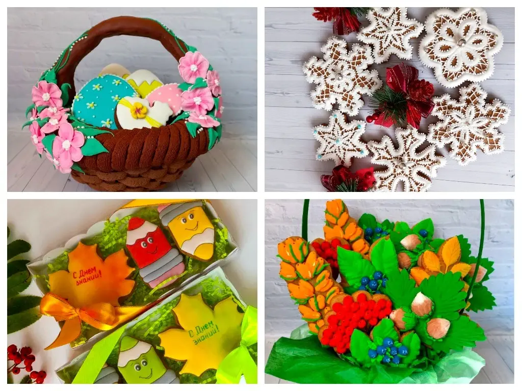 Десерты, изготовленные Натальей Башкировой.