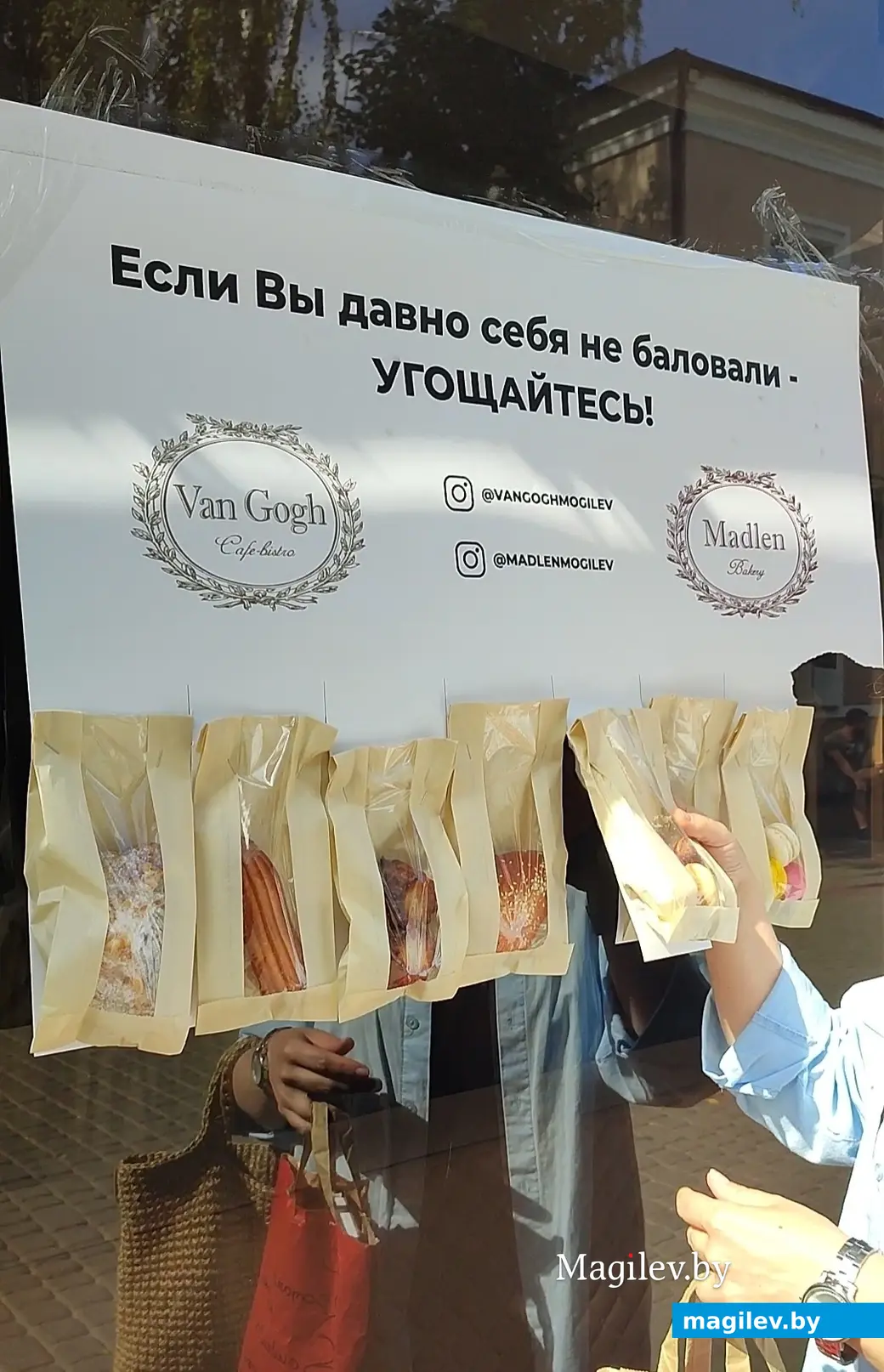 30 августа 2024 г. Угощение от кафе «Мадлен» и «Ван Гог».