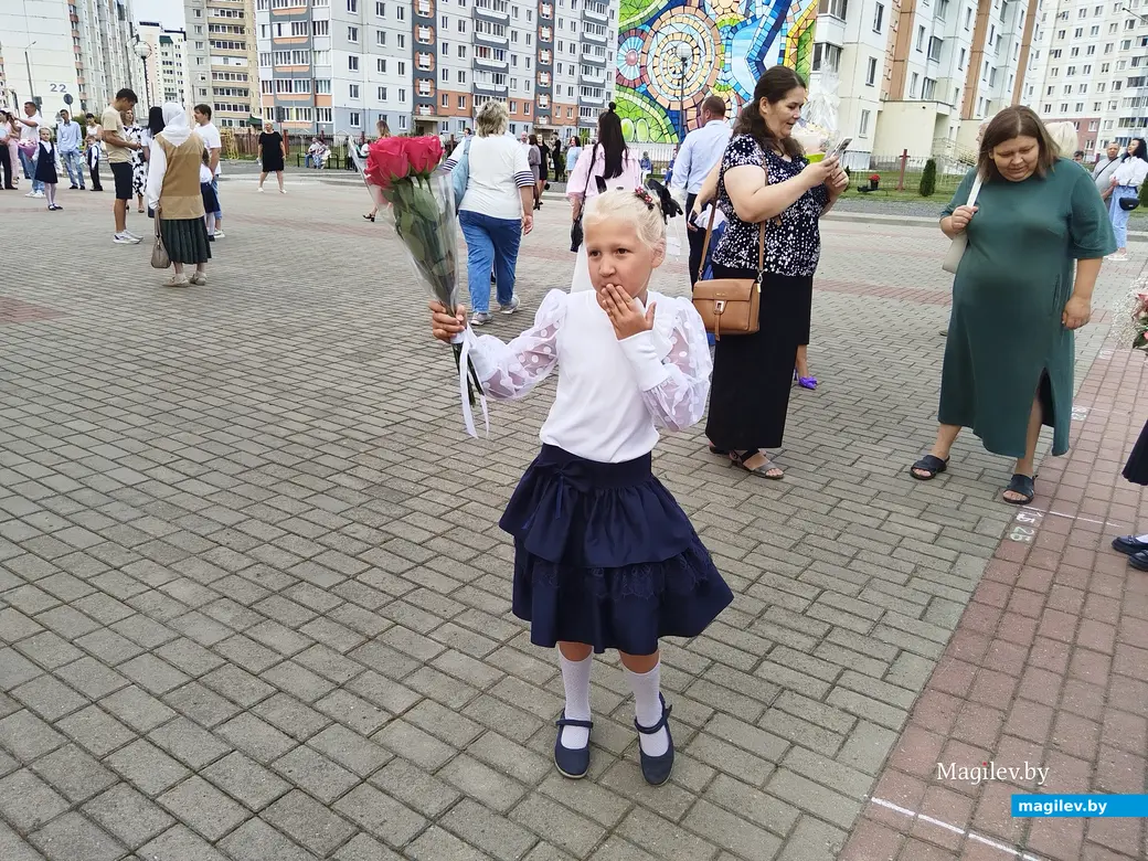 02.09.2024 г. Могилев. Торжественная линейка в средней школе №45.