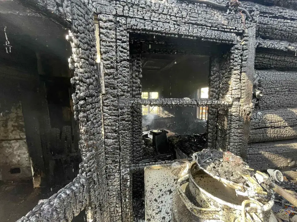 2.09.2024 г. Могилевский район. Пожар в садовом товариществе «Строитель-1». Фото: Могилевское областное УМЧС