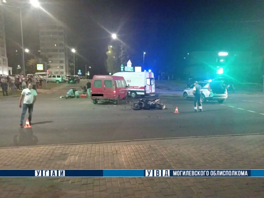 7.09.2024 г. Могилев. Смертельное ДТП на пересечении улиц Лазаренко и Бурденко.
