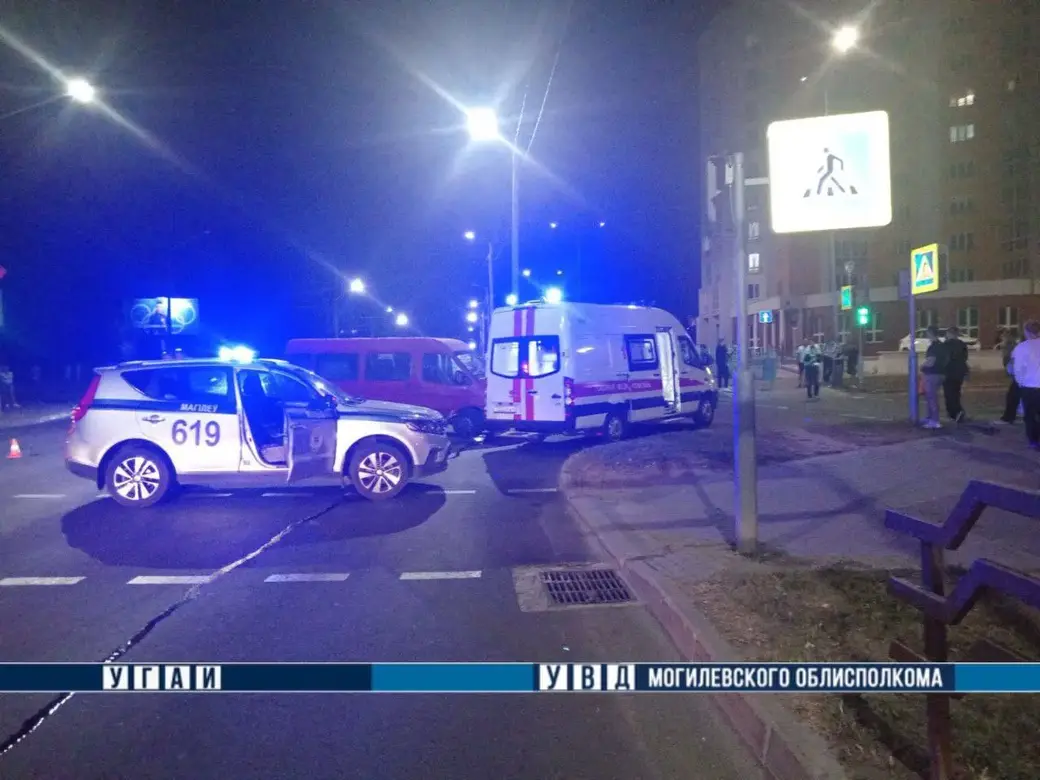 7.09.2024 г. Могилев. Смертельное ДТП на пересечении улиц Лазаренко и Бурденко.