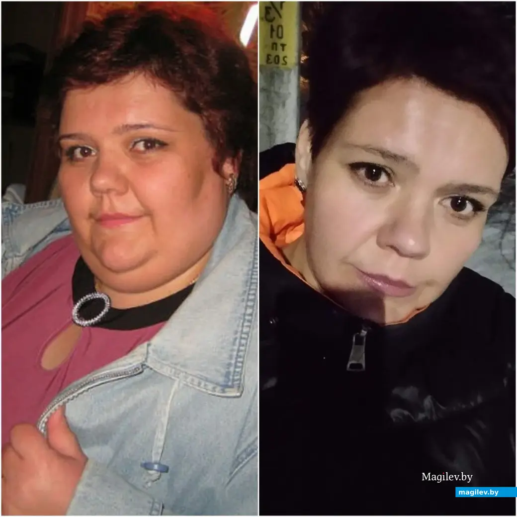 Анна Друтько до и после похудения.