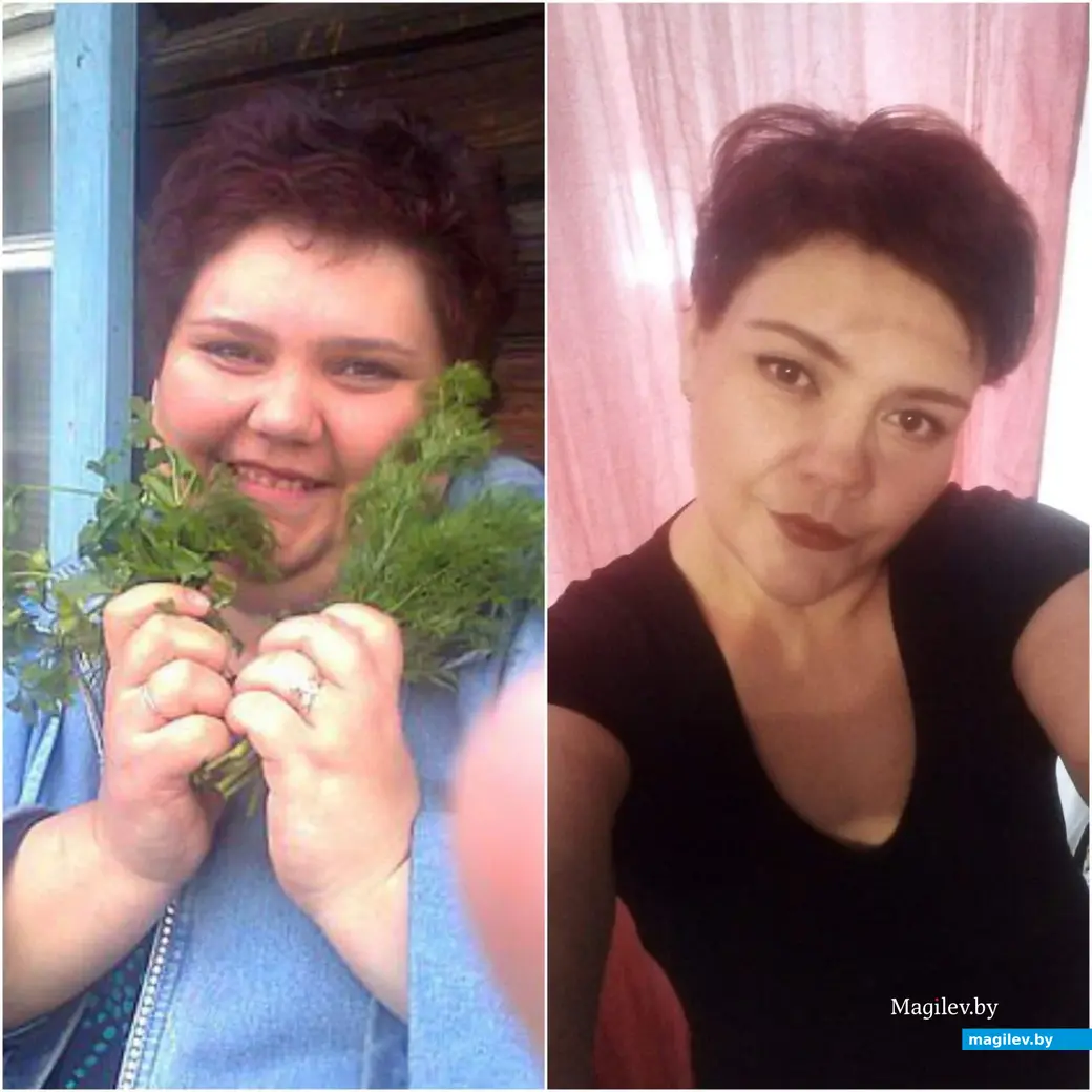 Анна Друтько до и после похудения.