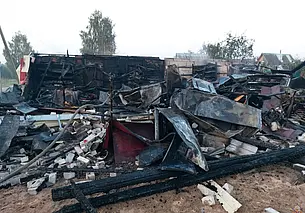 В садовом товариществе «Химик» под Могилевом ночью сгорел магазин РАЙПО