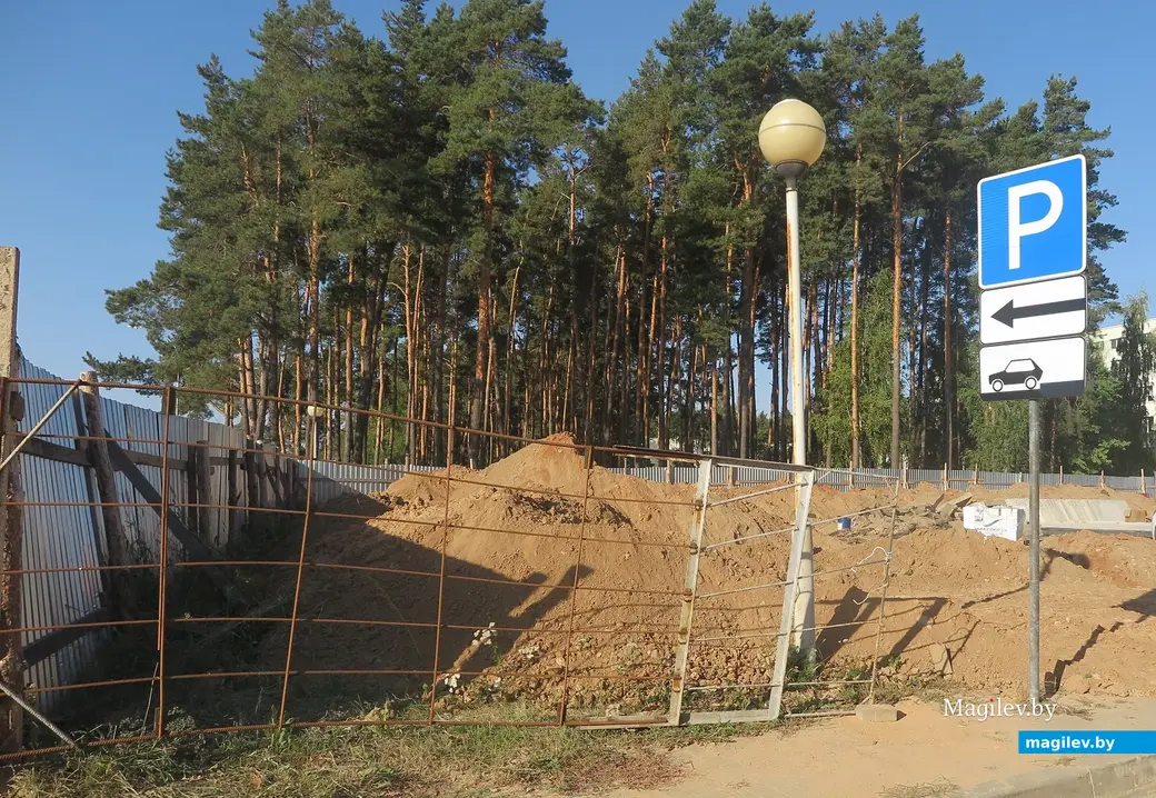 Сентябрь 2024г. Могилев, ул. Бялыницкого-Бирули. При областной детской больнице строят новый корпус.