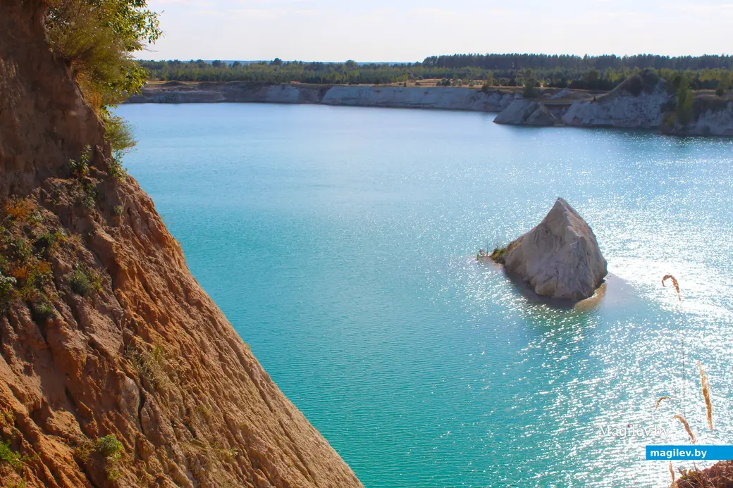 Сентябрь 2024 года. Кричевский район Могилевской области. Меловые карьеры.