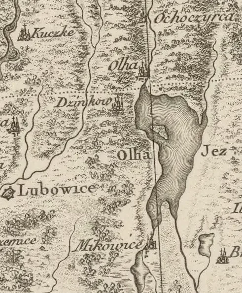 Карта Польши («Carte de la Pologne») Джованни Антонио Рицци-Дзанони (1770)