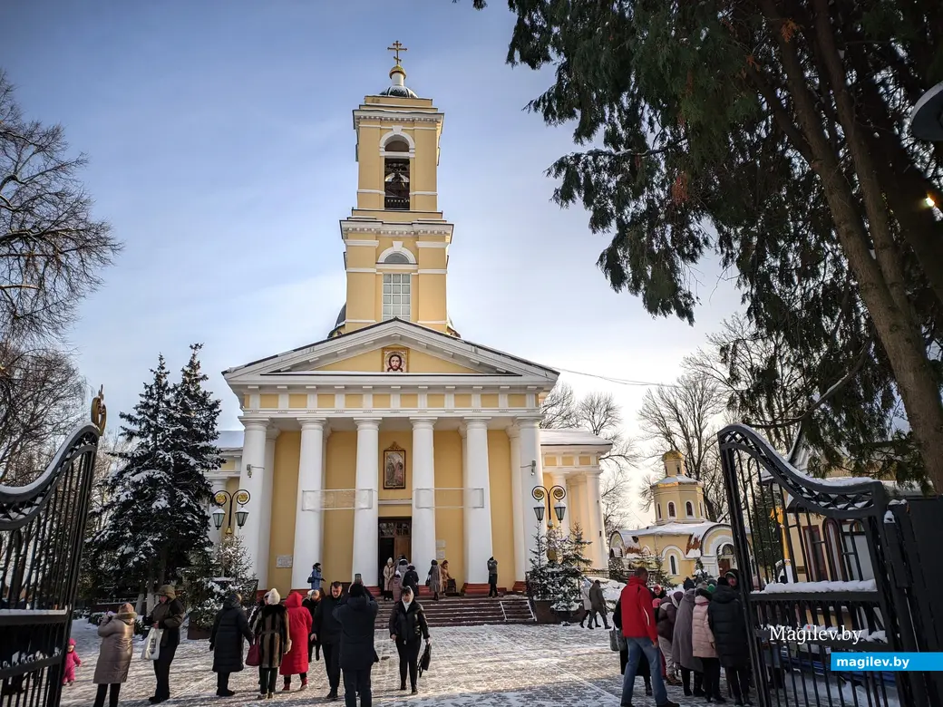 Кафедральный Свято-Петро-Павловский собор. Гомель, 7 января 2024 года
