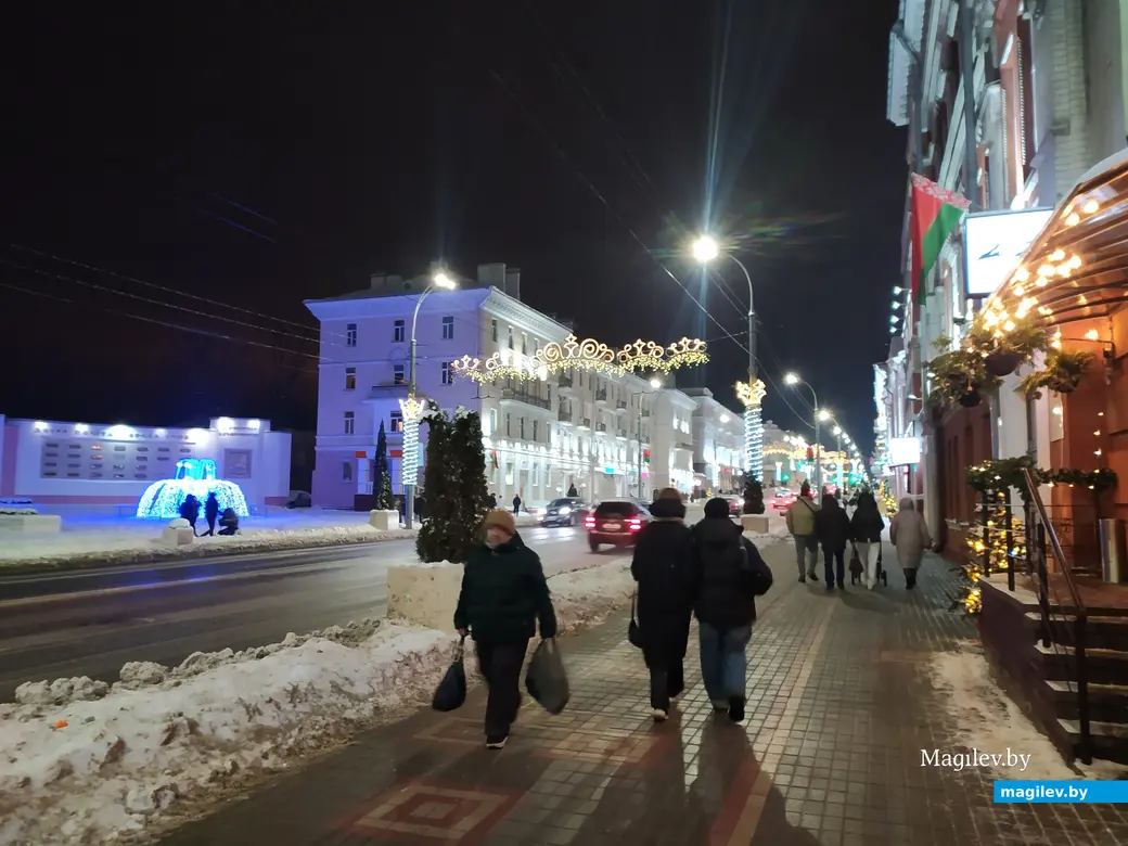 Гомель, ул. Советская, 6 января 2024 года