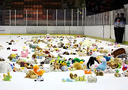 Благотворительный «Мишкопад» пройдет на хоккейном матче в Могилеве 13 января