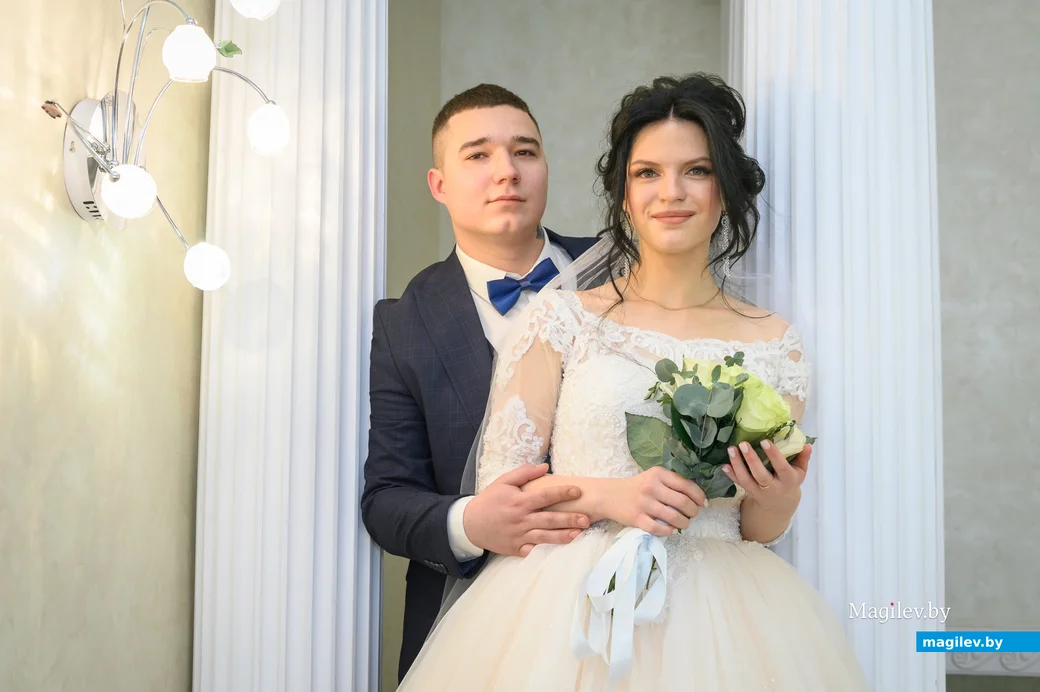 12.01.2024. Отдел ЗАГС Бобруйского горисполкома. Свадьба Дмитрия и Александры Мирошиных.