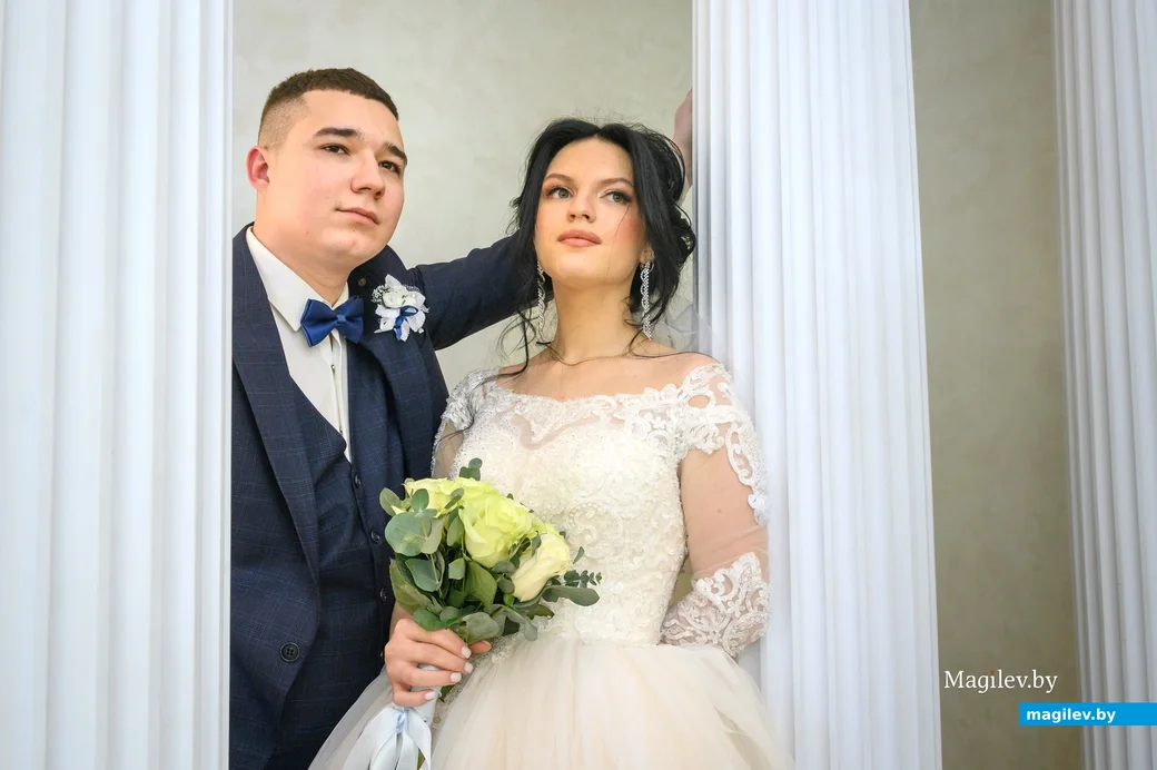 12.01.2024. Отдел ЗАГС Бобруйского горисполкома. Свадьба Дмитрия и Александры Мирошиных.