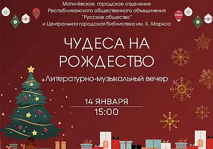 В Могилеве библиотека приглашает окунуться в «Чудеса на Рождество»