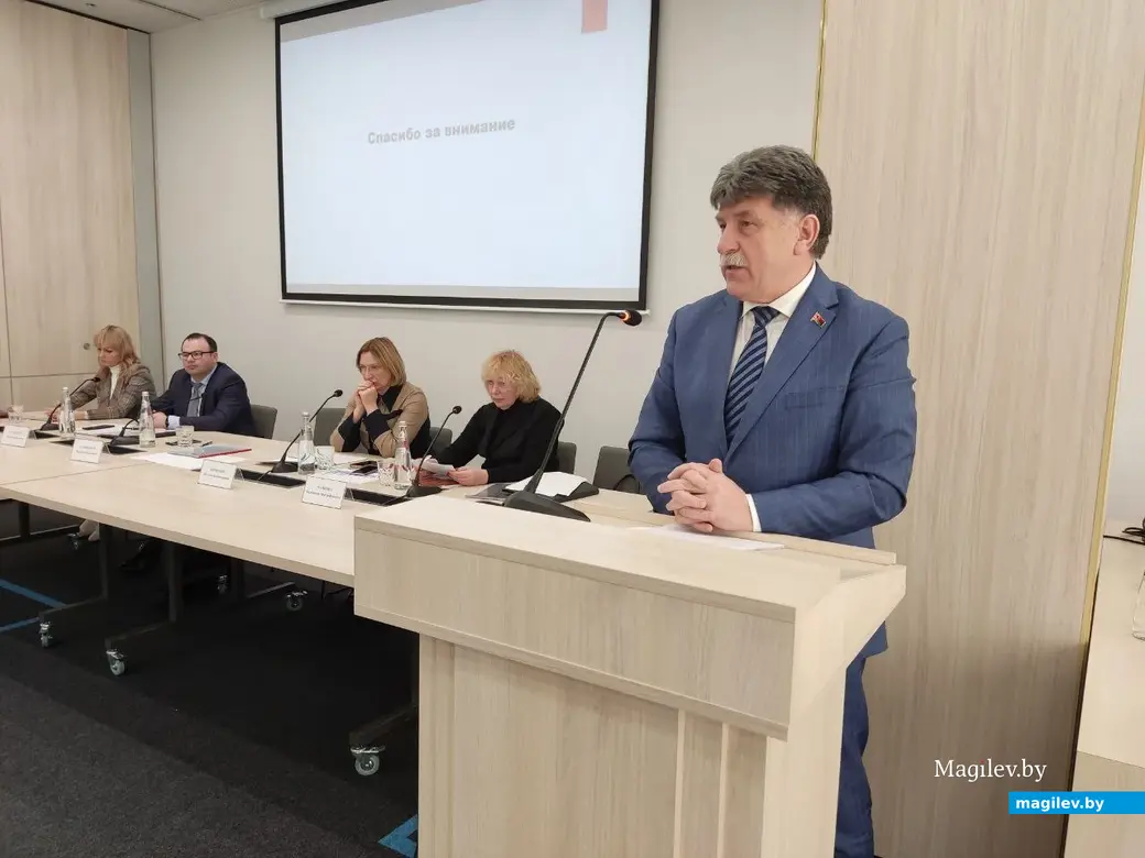 12.01.2024 г. Могилев. Отчетное собрание. Заместитель министра юстиции Николай Михайлович Старовойтов