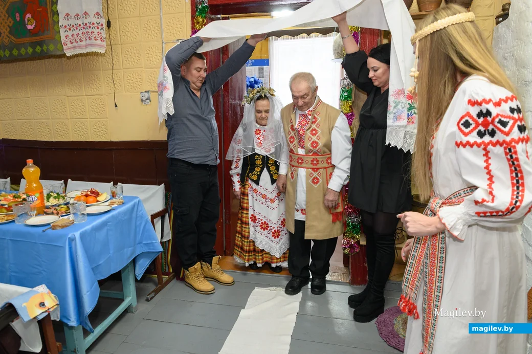 14.01.2024. Дом народнай творчасцi, Пятровiчы, Бабруйскi раён . «Жалезнае» вяселле (65 гадоў у шлюбе)