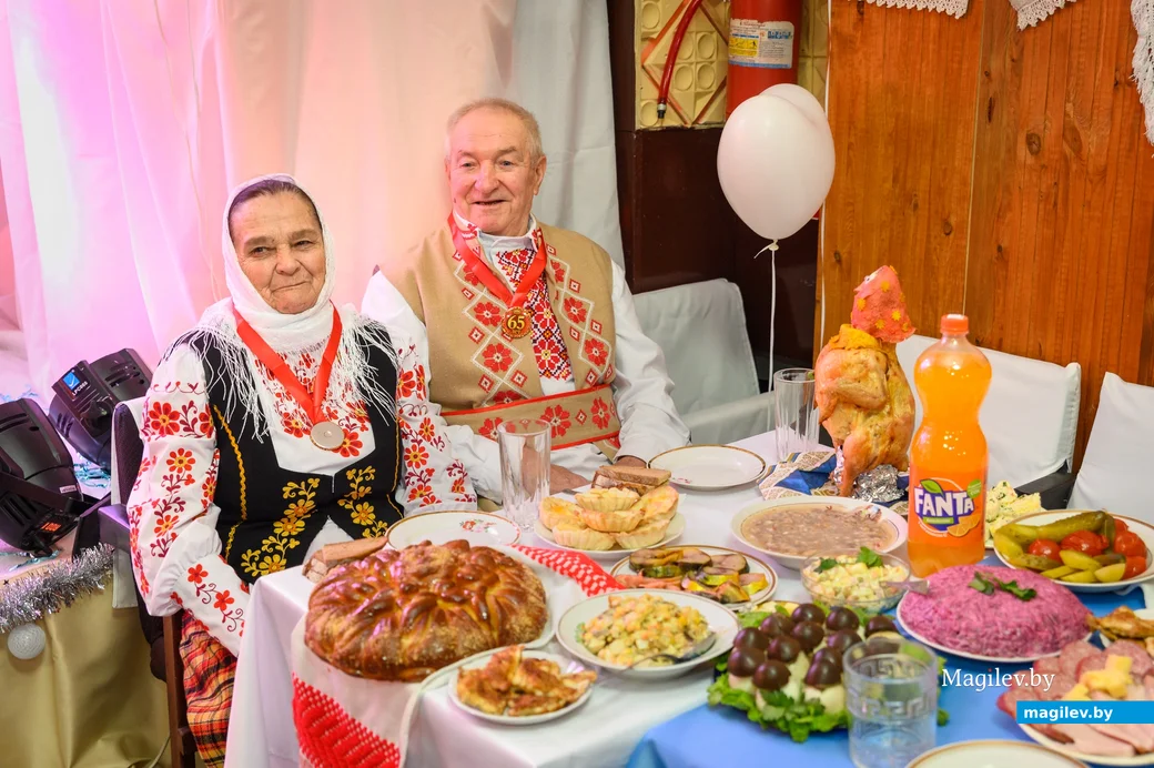14.01.2024. Дом народнай творчасцi, Пятровiчы, Бабруйскi раён . «Жалезнае» вяселле (65 гадоў у шлюбе)