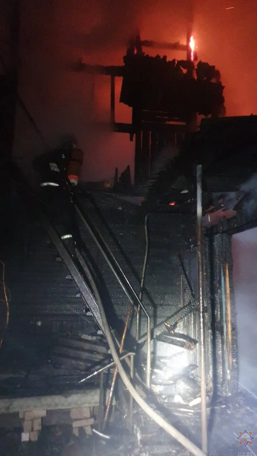 16.01.2024 г. Могилевский район, СТ «Химик». Пожар в жилом доме.