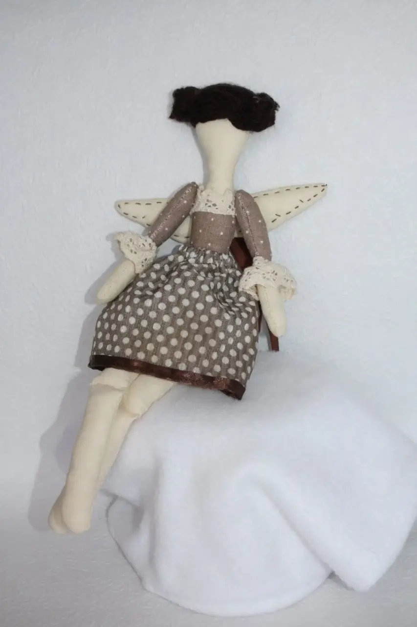 2023 год. Могилев. Кукла-тильда, изготовленная Юлией Логиновой.