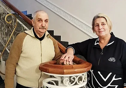 «Дай бог всем людям счастья, а мы берем быка за рога!» Свадебная пара недели 70+