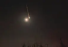 Над Берлином взорвался астероид