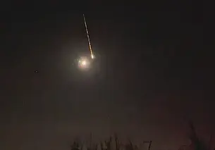 Над Берлином взорвался астероид