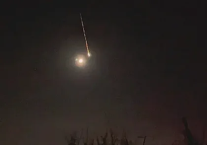 Над Берлином взорвался астероид