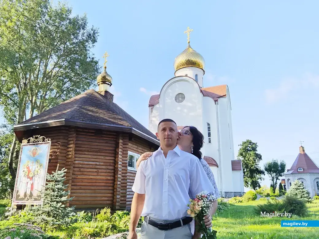 Могилев, 2023 г. Анна и Александр Абушкевичи познакомились в приложении «Тиндер» и поженились. Фото: Ольги Вир.
