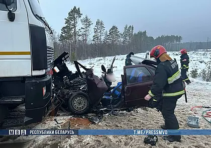 Два человека погибли в ДТП под Кричевом: столкнулись МАЗ и Lada
