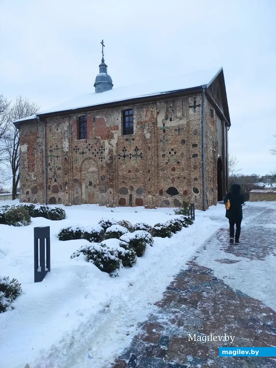 Борисоглебская (Коложская) церковь XII века. Январь 2024 г.