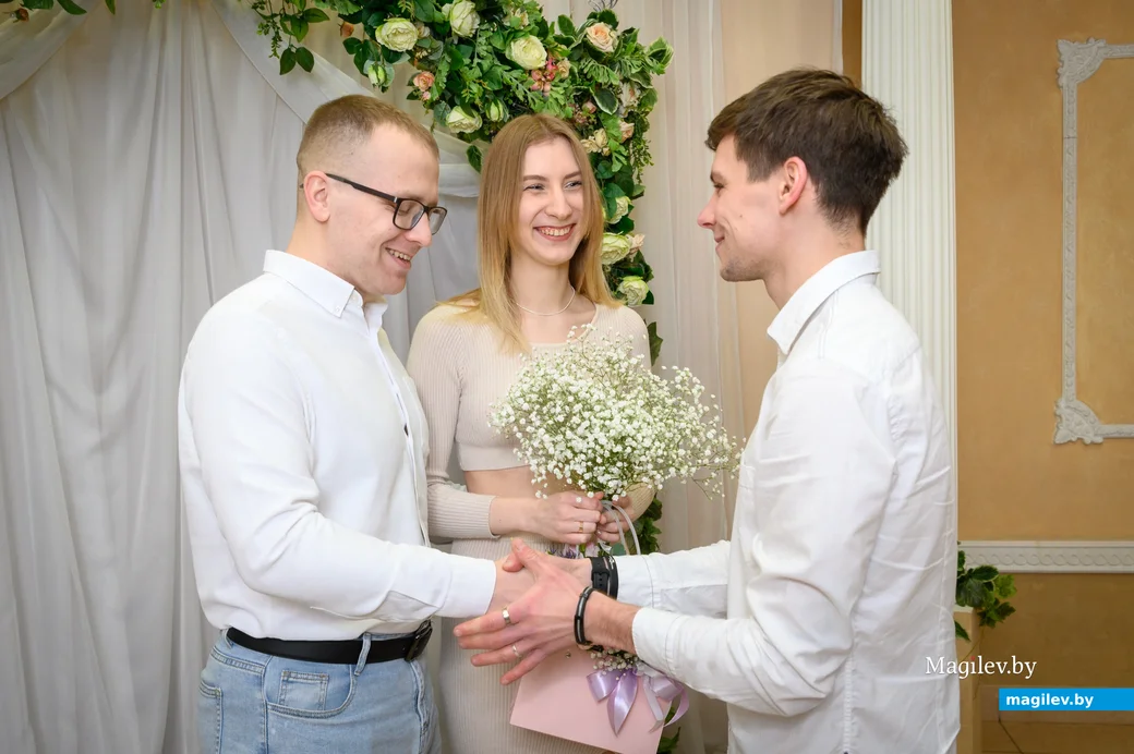 25.01.2024. Отдел ЗАГС Бобруйского горисполкома. Свадебная пара. Анна и Даниил