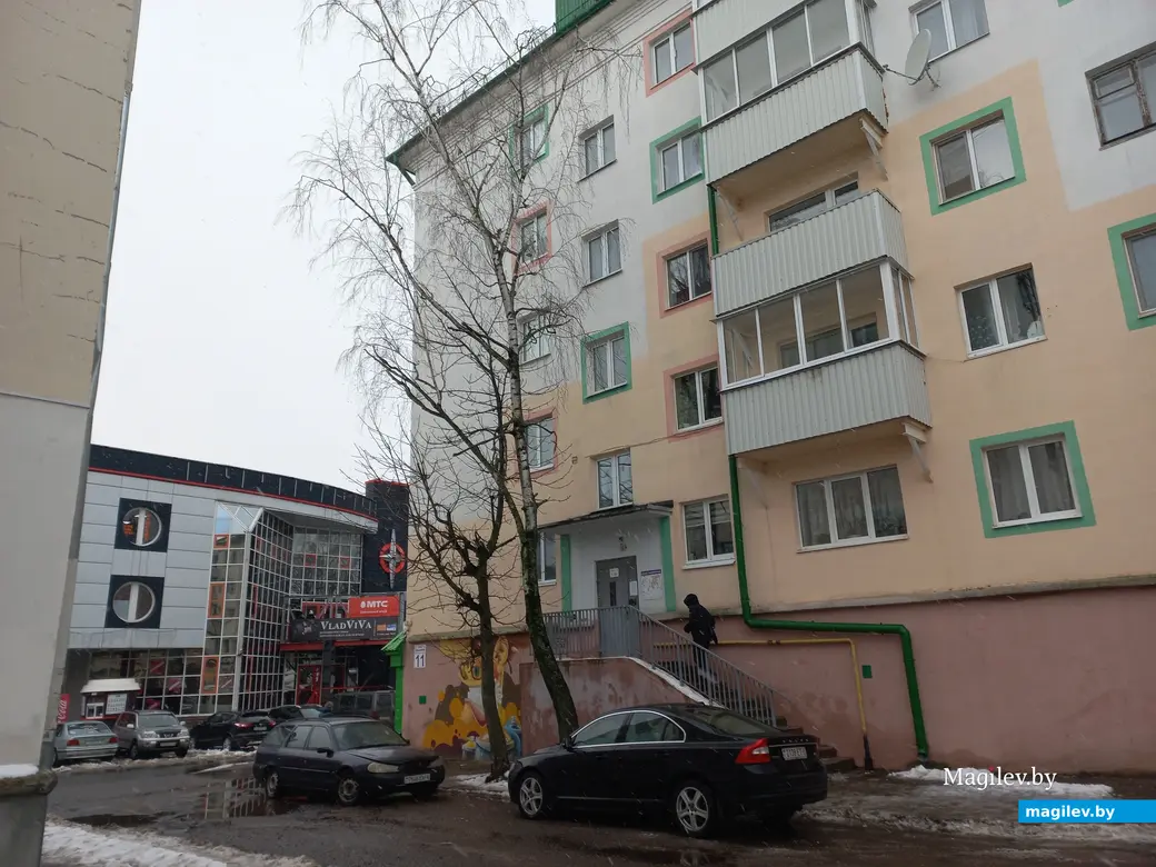 Январь 2024 года, Могилев, двор по улице Крыленко.